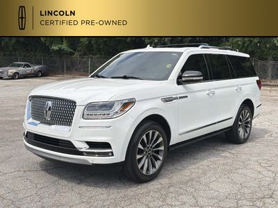 2021 Lincoln Navigator — rear three-quarter view