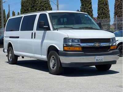 2024 Chevrolet Express 3500 Passenger — rear three-quarter view