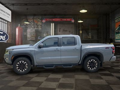 2023 Nissan Frontier — rear three-quarter view