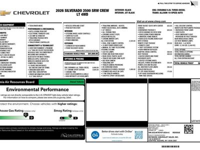 2026 Chevrolet Silverado 3500 HD — interior view