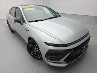 2024 Hyundai Sonata — rear three-quarter view
