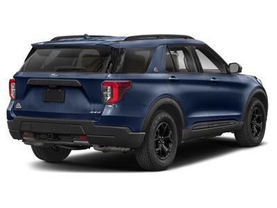 2022 Ford Explorer — rear three-quarter view
