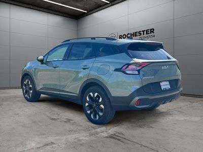 2023 Kia Sportage — rear three-quarter view