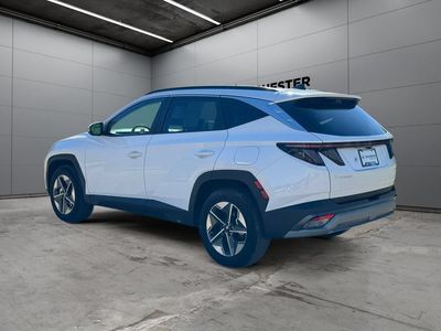 2025 Hyundai Tucson — rear three-quarter view