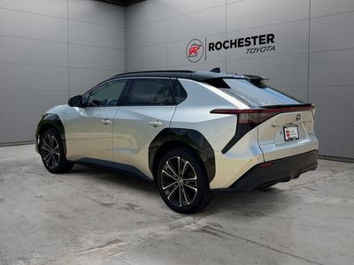 2023 Toyota bZ4X — rear three-quarter view
