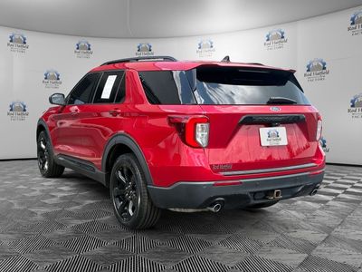 2022 Ford Explorer — rear three-quarter view