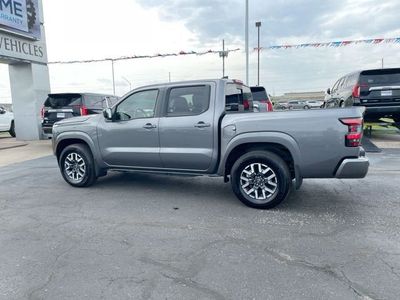 2024 Nissan Frontier — rear three-quarter view