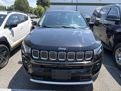 2022 Jeep Compass — rear three-quarter view