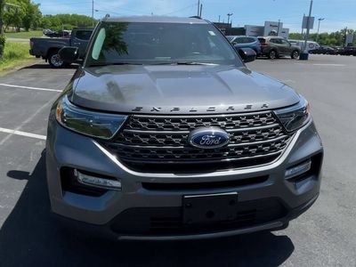 2023 Ford Explorer — rear three-quarter view