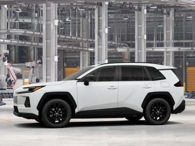 2026 Toyota RAV4 — rear three-quarter view