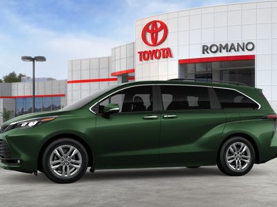 2026 Toyota Sienna — rear three-quarter view