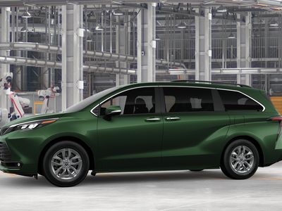 2026 Toyota Sienna — rear three-quarter view