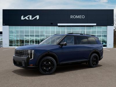 2027 Kia Telluride Hybrid — rear three-quarter view