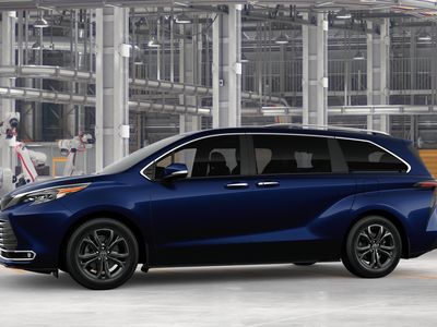 2026 Toyota Sienna — rear three-quarter view