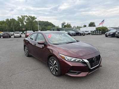 2021 Nissan Sentra — rear three-quarter view