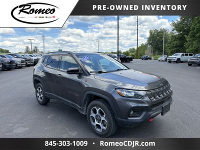 2022 Jeep Compass — rear three-quarter view