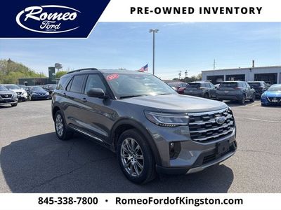 2025 Ford Explorer — rear three-quarter view