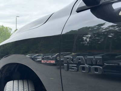 2018 RAM 1500 — rear three-quarter view
