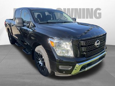 2023 Nissan TITAN — rear three-quarter view