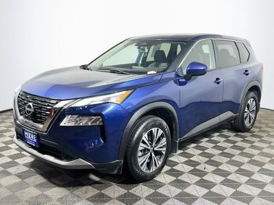 2023 Nissan Rogue — rear three-quarter view