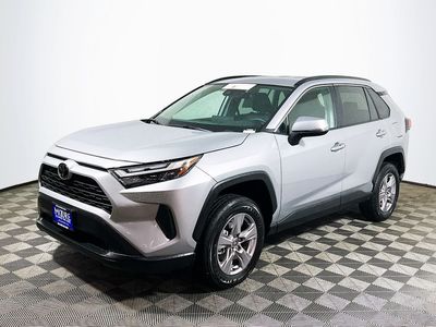 2025 Toyota RAV4 — rear three-quarter view
