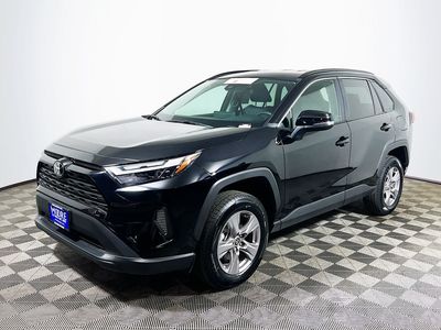 2025 Toyota RAV4 — rear three-quarter view