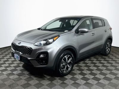 2021 Kia Sportage — rear three-quarter view