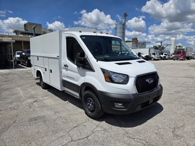 2025 Ford Transit-350 — rear three-quarter view