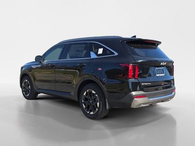 2025 Kia Sorento — rear three-quarter view