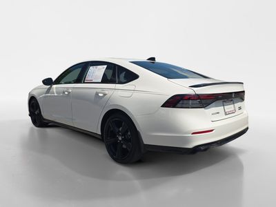 2025 Honda Accord Hybrid — rear three-quarter view