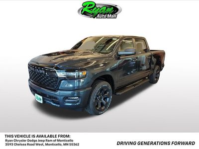 2026 RAM 1500 Express in Forged Blue Metallic Exterior Paint — front three-quarter view