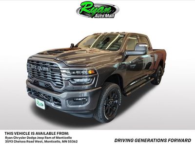 2026 RAM 2500 Tradesman in Granite Crystal Metallic Clear-Coat Exterior Paint — front three-quarter view
