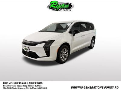 2027 Chrysler Pacifica Select in Bright White — front three-quarter view