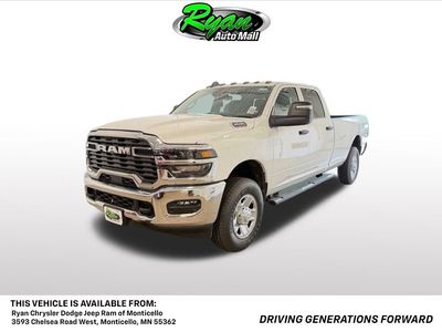 2026 RAM 3500 Tradesman in Bright White Clear-Coat Exterior Paint — front three-quarter view
