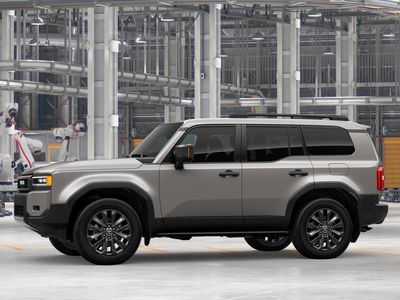 2027 Toyota Land Cruiser — rear three-quarter view