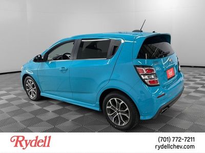 2020 Chevrolet Sonic — rear three-quarter view