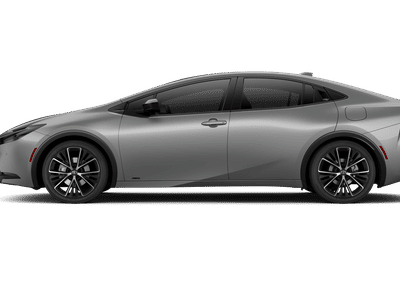 2027 Toyota Prius — rear three-quarter view