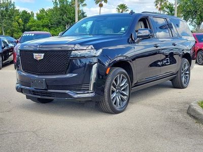 2023 Cadillac Escalade ESV — rear three-quarter view