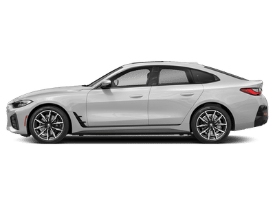 2023 BMW i4 — rear three-quarter view