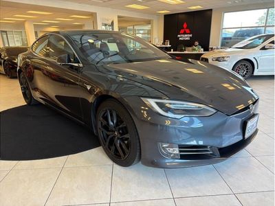 2018 Tesla Model S — rear three-quarter view