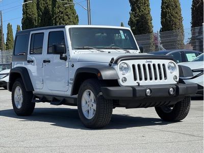 2017 Jeep Wrangler Unlimited — rear three-quarter view