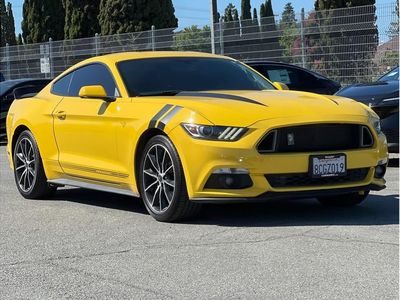 2016 Ford Mustang — rear three-quarter view