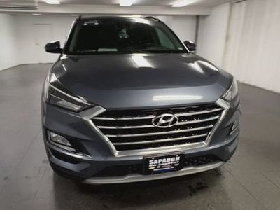 2021 Hyundai Tucson — rear three-quarter view