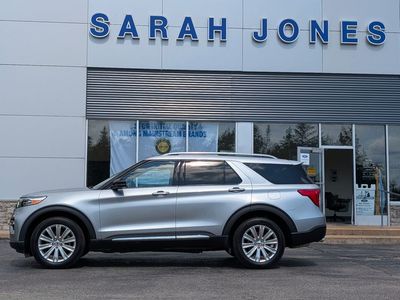 2023 Ford Explorer — rear three-quarter view