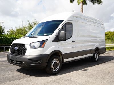2024 Ford Transit Cargo Van — rear three-quarter view
