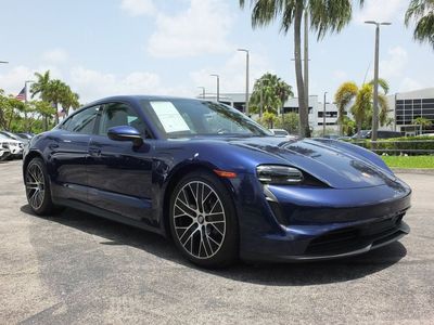 2023 Porsche Taycan — side profile view