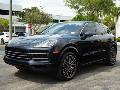 2022 Porsche Cayenne — rear three-quarter view
