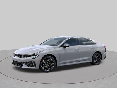 2026 Kia K5 — rear three-quarter view