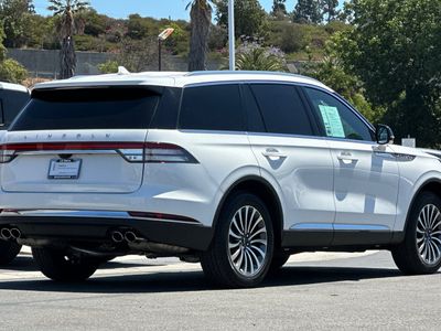 2024 Lincoln Aviator — rear three-quarter view