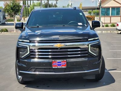 2025 Chevrolet Tahoe — rear three-quarter view